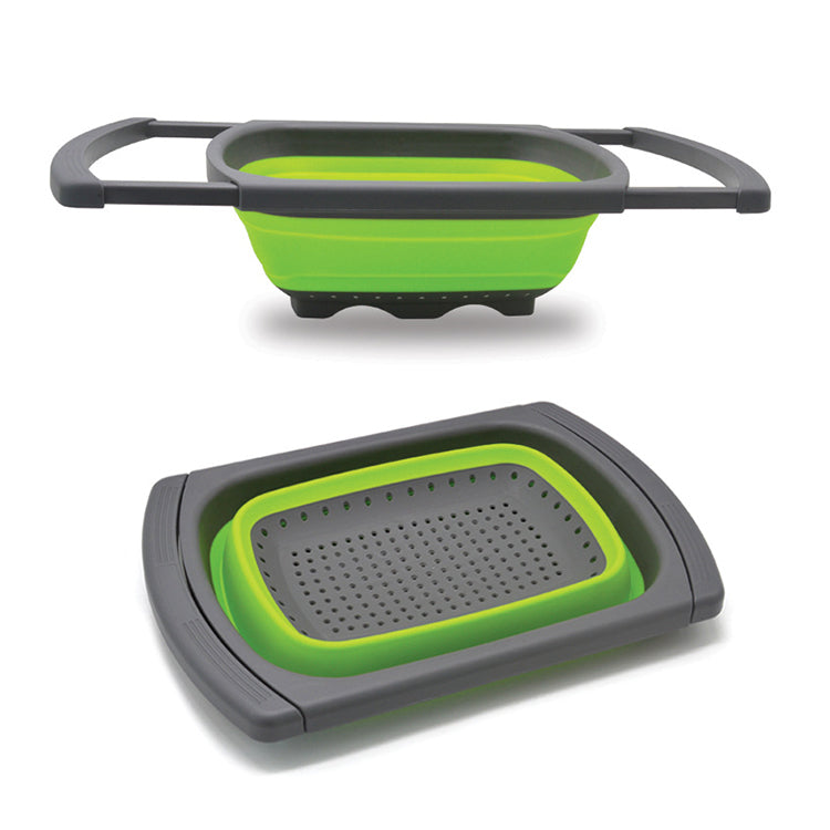 Colander Collapsible Colander Strainer Over The Sink Vegetable/Fruit Colander...
